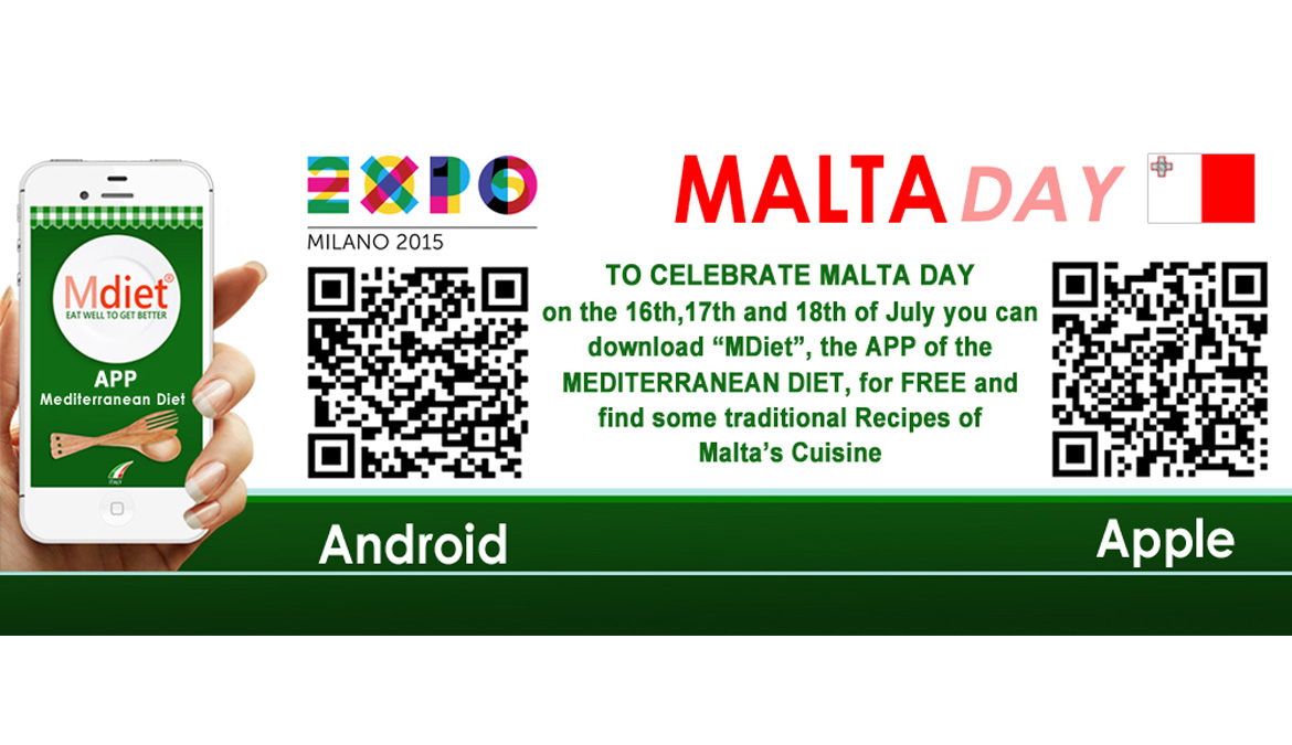 Dal Cluster Bio Mediterraneo in dono MDiet al mondo della Rete per festeggiare il MaltaDay